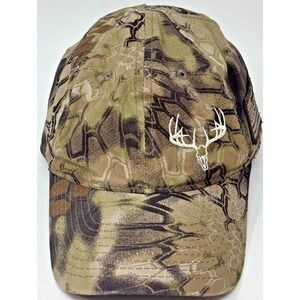 Kryptek Camo Deer Skull Hat Outdoor Cap Strapback USA Flag Hunting Cap